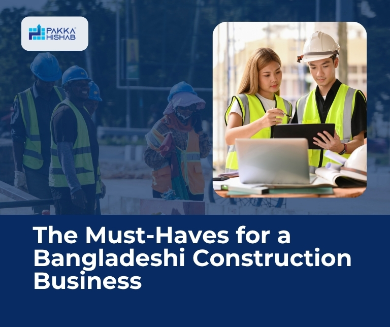 Construction management software dashboard for Bangladesh projects