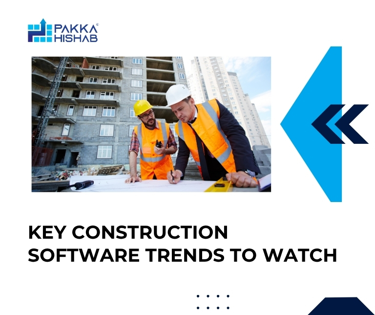 construction and software dashboard PakkaHishab